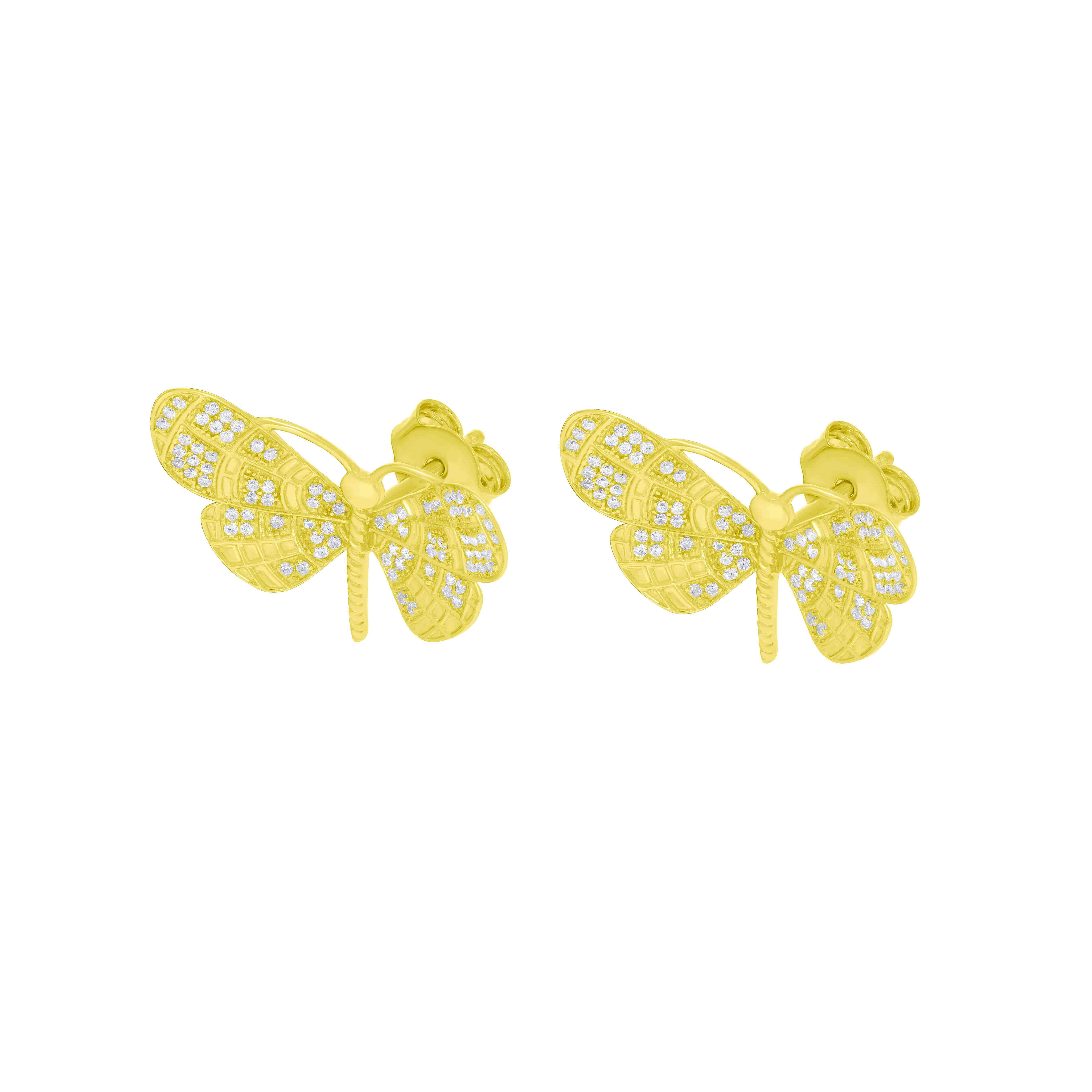 Butterfly Stud Earrings ER21541A